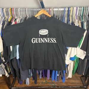Guinness Official Merchandise T-Shirt Black Traditional Craft Mens Large Graphic